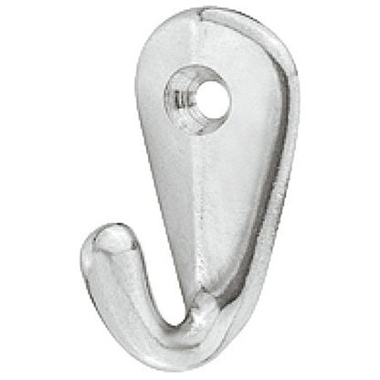 SINGLE COAT HOOK 42x21x35 ALU/POL
