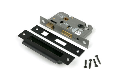 EURO SASH LOCK BS44 64 BLK - 90055 by MARCHES (ANVIL) ARCHITECTURAL HARDWARE