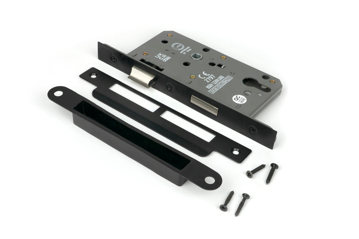 EURO SASH LOCK CENTRE BS60 BLK - 90058 by MARCHES (ANVIL) ARCHITECTURAL HARDWARE