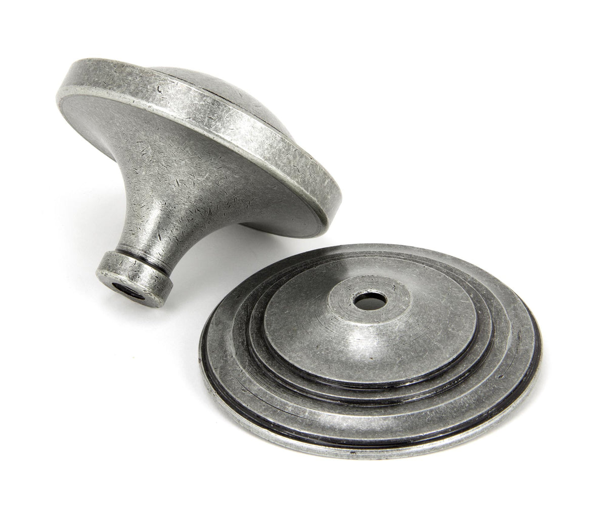 ART DECO CENTRE DOOR KNOB 81x78x90 PEW - 90069 by MARCHES (ANVIL) ARCHITECTURAL HARDWARE