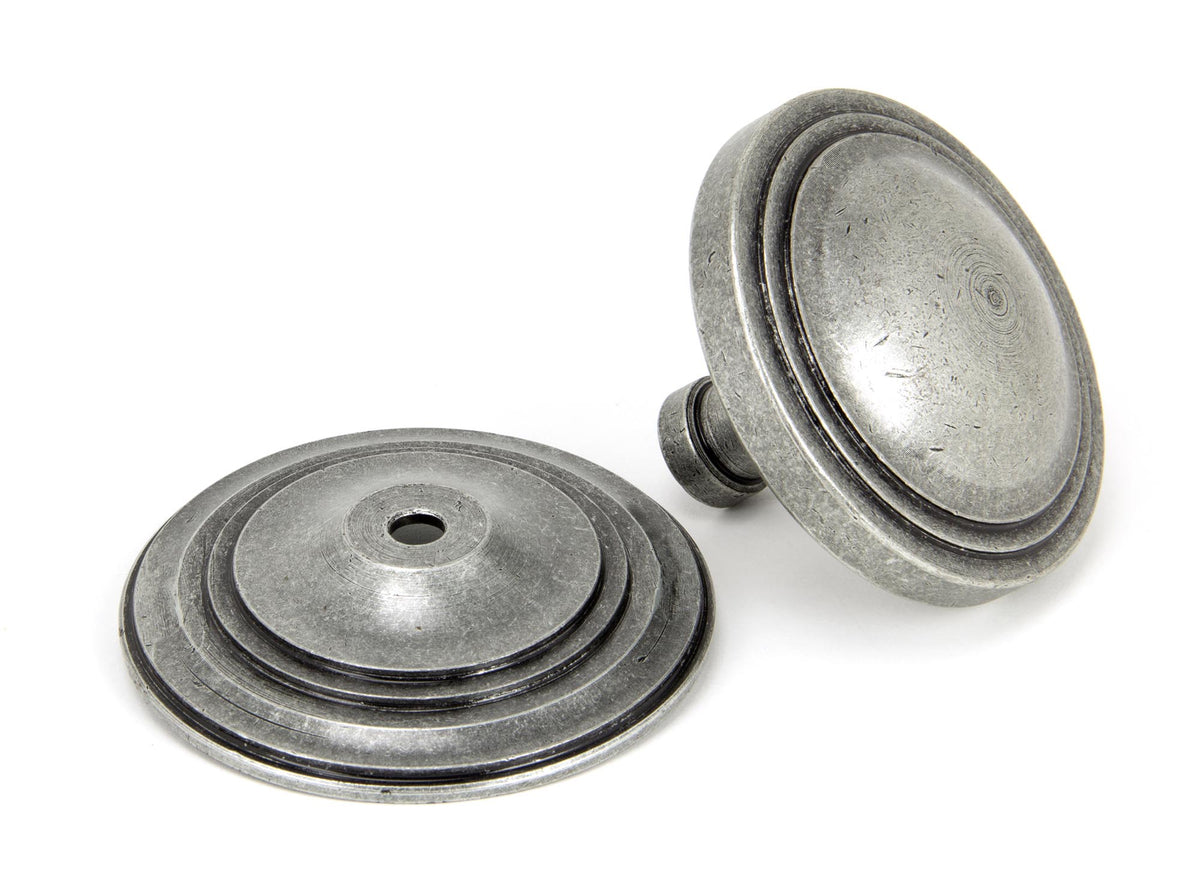 ART DECO CENTRE DOOR KNOB 81x78x90 PEW - 90069 by MARCHES (ANVIL) ARCHITECTURAL HARDWARE