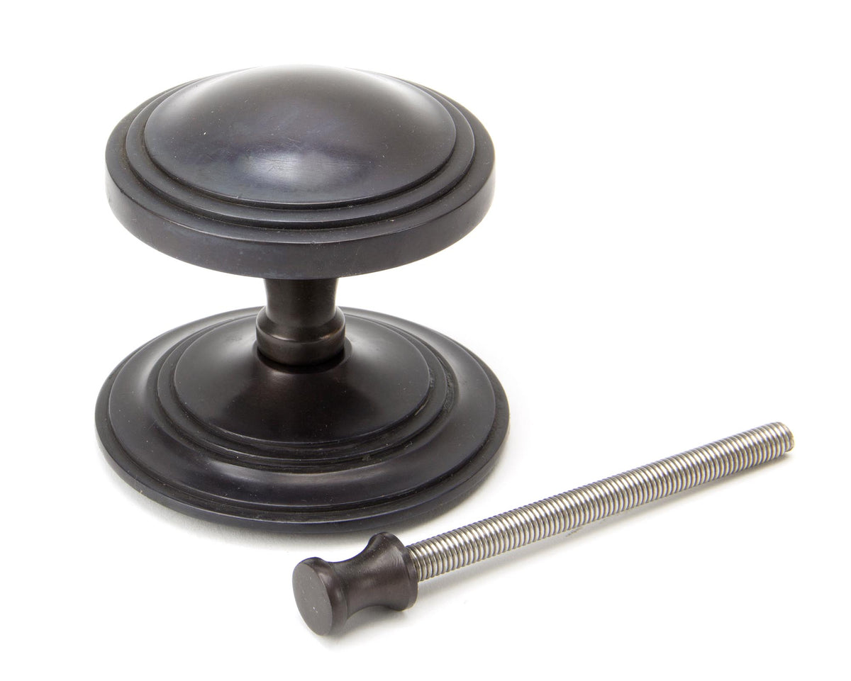ART DECO CENTRE DOOR KNOB 81x78x90 AGBZ - 90072 by MARCHES (ANVIL) ARCHITECTURAL HARDWARE