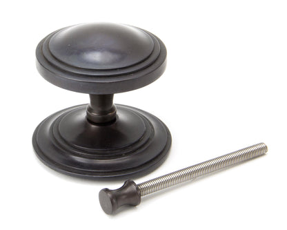 ART DECO CENTRE DOOR KNOB 81x78x90 AGBZ - 90072 by MARCHES (ANVIL) ARCHITECTURAL HARDWARE