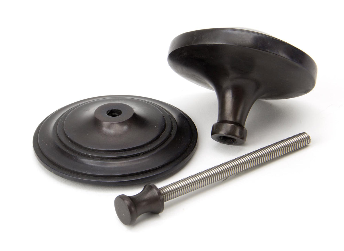 ART DECO CENTRE DOOR KNOB 81x78x90 AGBZ - 90072 by MARCHES (ANVIL) ARCHITECTURAL HARDWARE