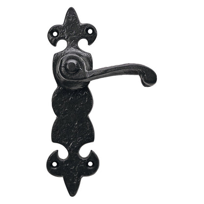 FLEUR-DE-LYS LEVER HANDLE LATCH CI/ABK