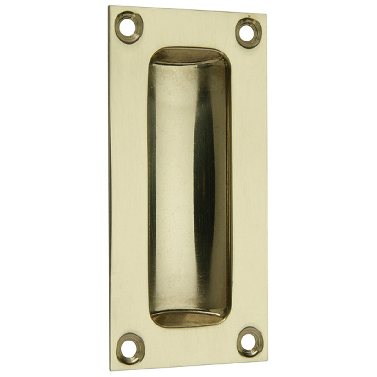 FLUSH PULL HANDLE 89x42 BRS/SCP