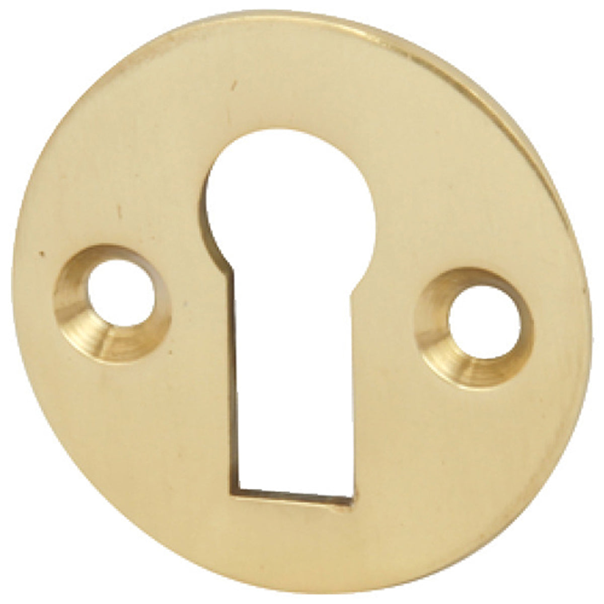 ESCUTCHEON STDKEY D33x2 BRS/POL