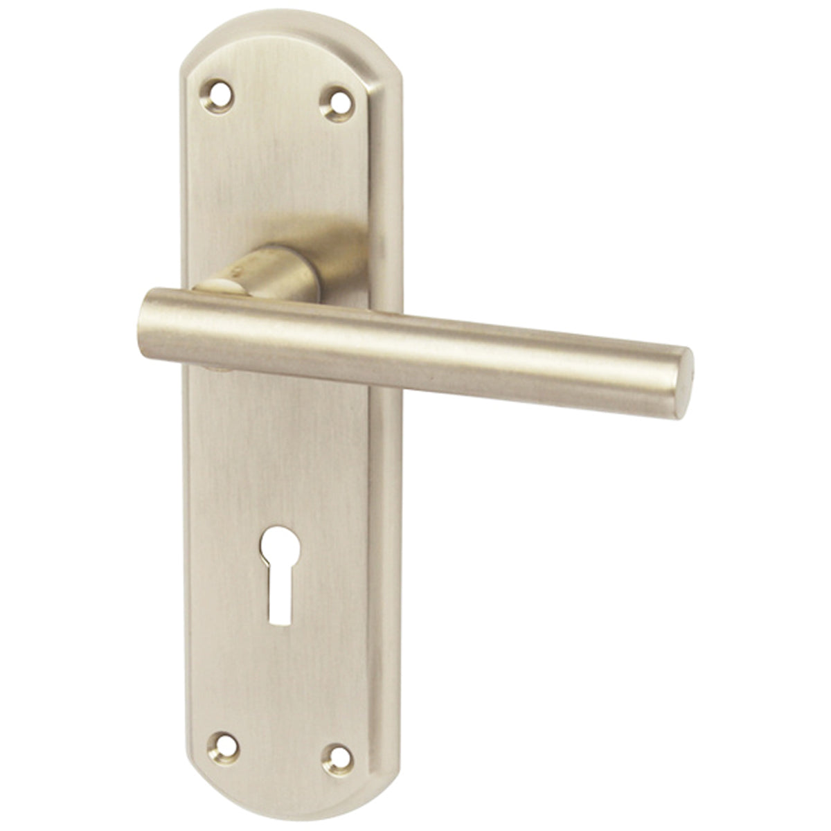 DISCONTINUED VARTHEN LEVER HANDLE 178x50x115 LOCK PCP by HAFELE UK LTD