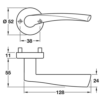 STARTEC WING LEVER HANDLE SD ST/SAT