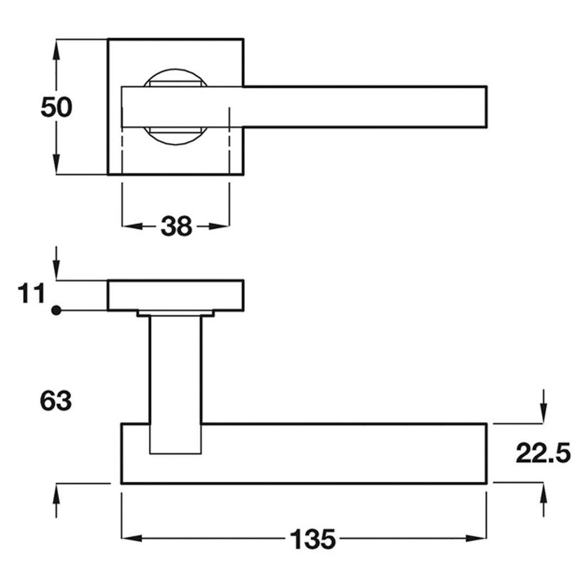 STARTEC VOGUE LHANDLE 50x135 304SSS