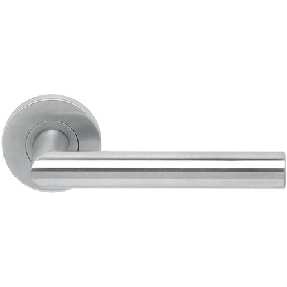 TESSA SHAPED LEVER HANDLE STST/SAT
