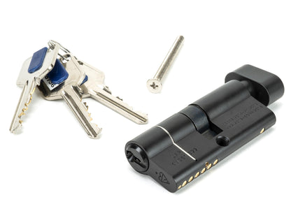 EURO CYLINDER/THUMBTURN 6PIN DIFFER 35/35 BLK - 90232 by MARCHES (ANVIL) ARCHITECTURAL HARDWARE