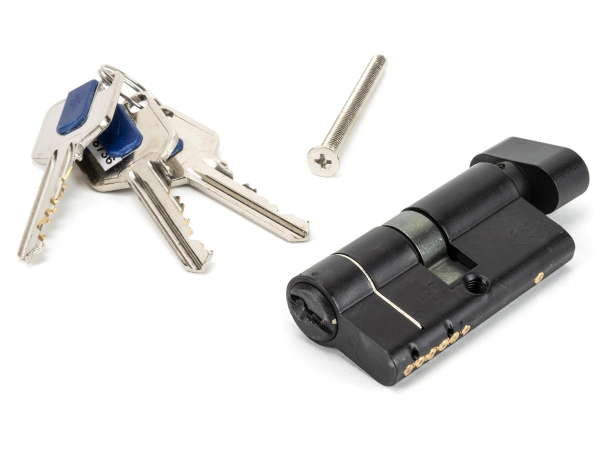 EURO CYLINDER/THUMBTURN 6PIN DIFFER 30/30 BLK - 90233 by MARCHES (ANVIL) ARCHITECTURAL HARDWARE
