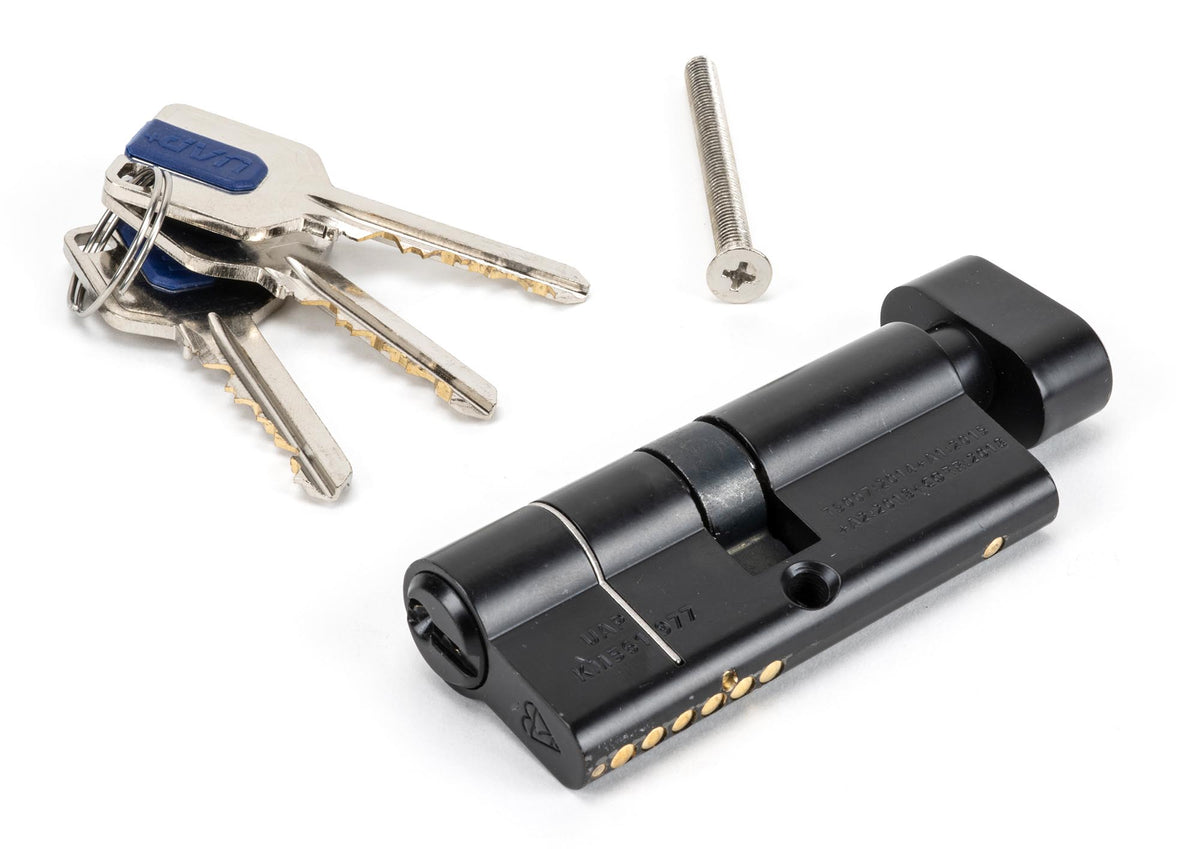 EURO CYLINDER/THUMBTURN 6PIN ALIKE 35/35 BLK - 90240 by MARCHES (ANVIL) ARCHITECTURAL HARDWARE