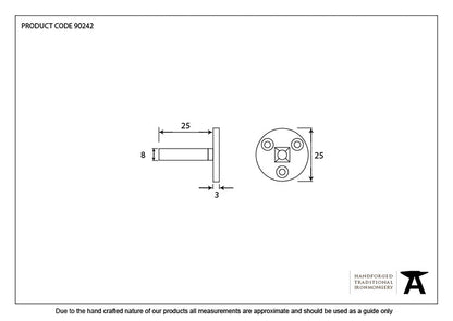 TAYLOR SPINDLE 25x8 - 90242 by MARCHES (ANVIL) ARCHITECTURAL HARDWARE