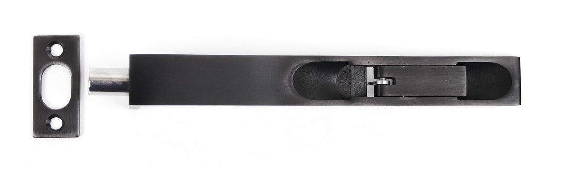 FLUSH BOLT 152x19x35 BLK - 90266 by MARCHES (ANVIL) ARCHITECTURAL HARDWARE