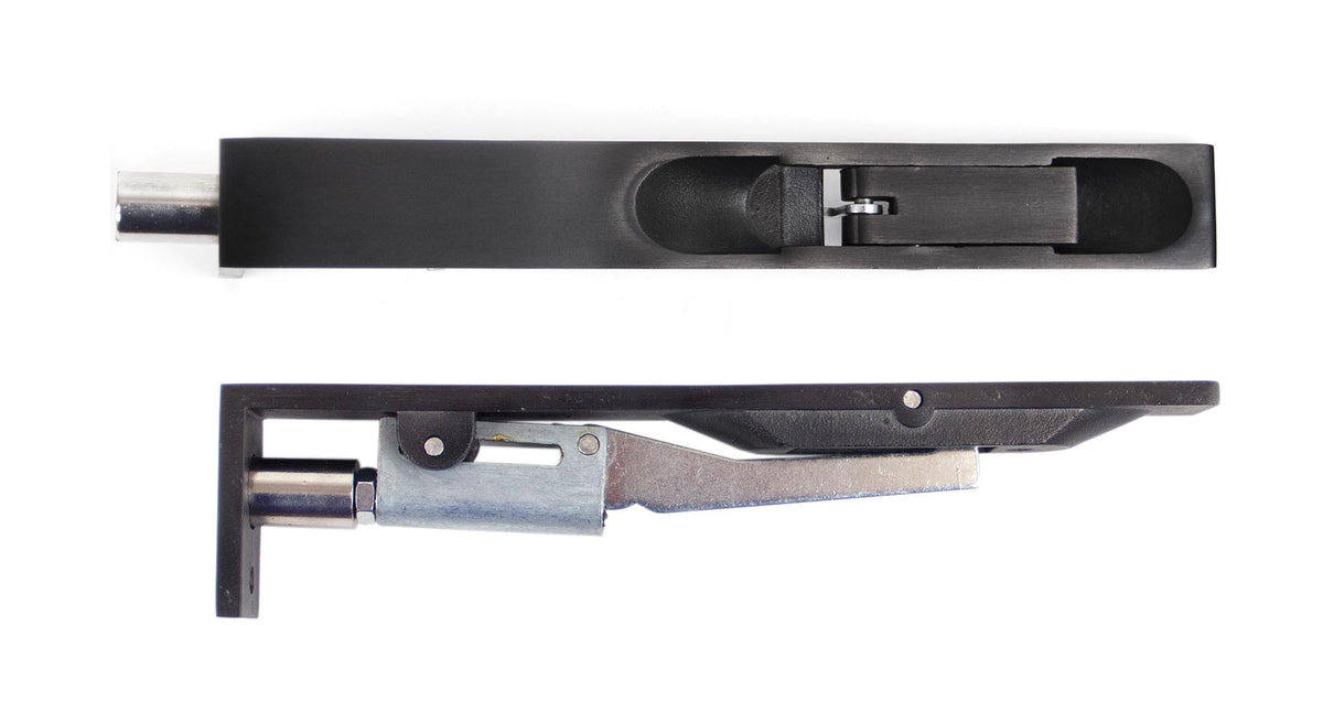 FLUSH BOLT 152x19x35 BLK - 90266 by MARCHES (ANVIL) ARCHITECTURAL HARDWARE