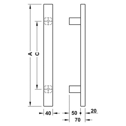 CLAUDIO PULL HANDLE BOLT 300HC SSS