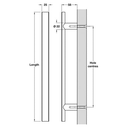 D SECTION PULL HND BOLT 425 316BCOP