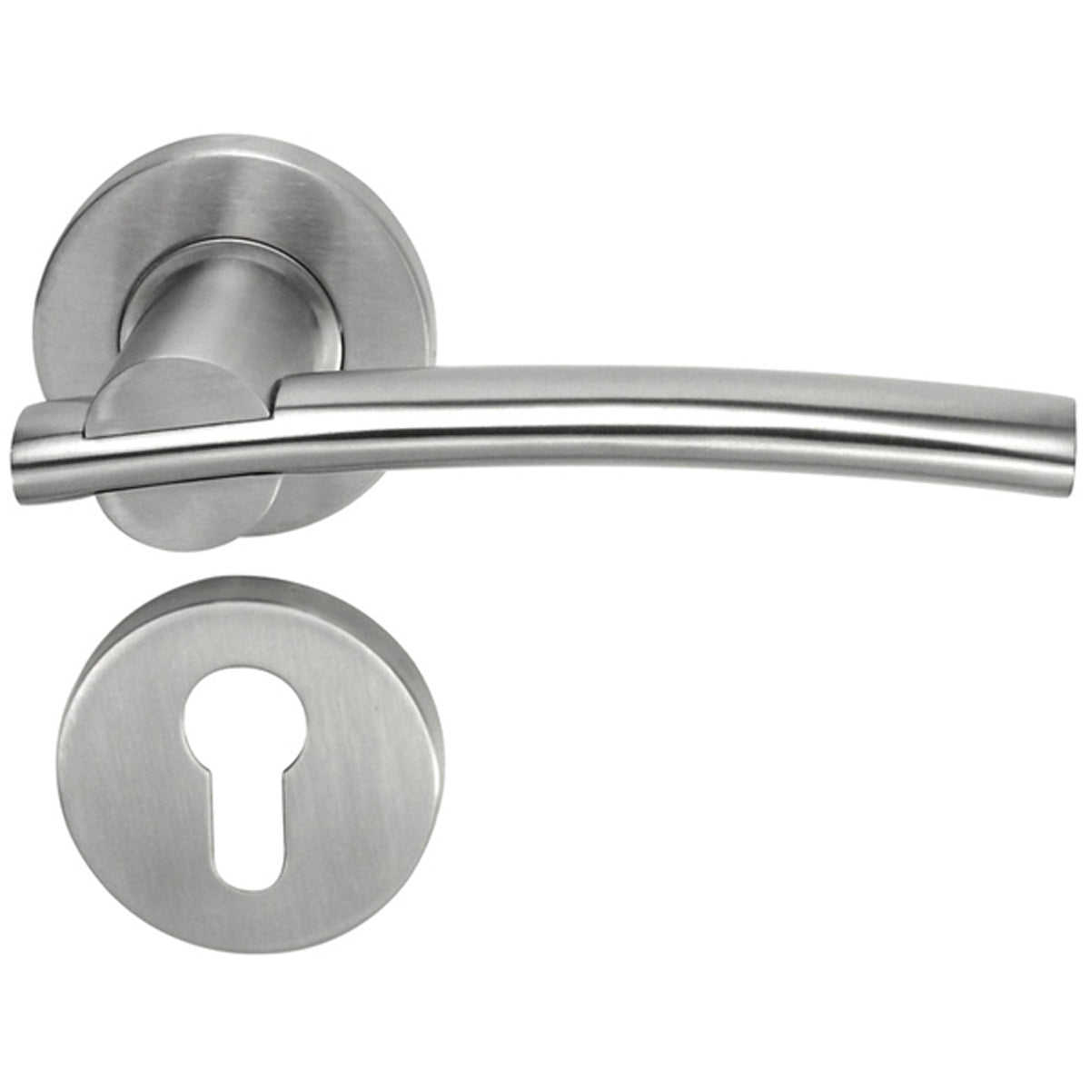 DISCONTINUED HL08 LEVER HANDLE OVAL 304SSS STD by HAFELE UK LTD