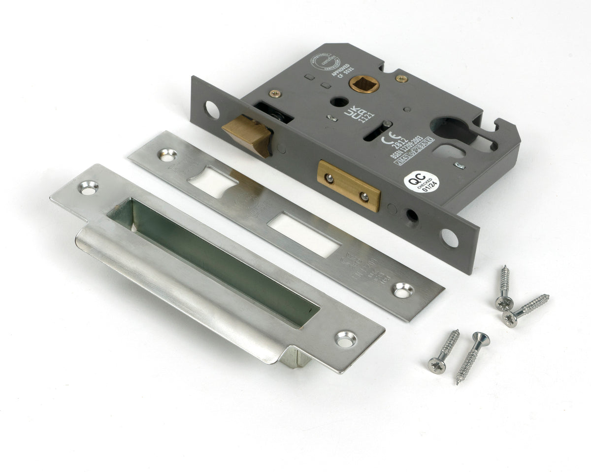 EURO SASH LOCK BS56 76 SSS - 91096 by MARCHES (ANVIL) ARCHITECTURAL HARDWARE