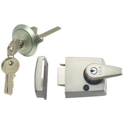 DBL LOCK RIM NIGHT LATCH NAR SNI/CP