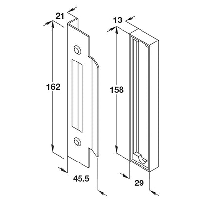 MODULAR REBATE SET 13 ST/SILVER ANO