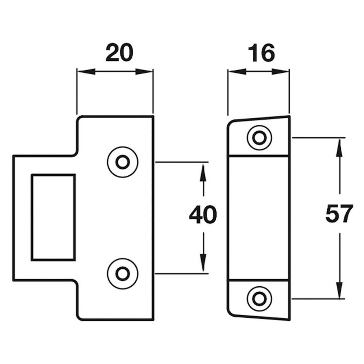BOX KEEPER 57x16x20 ST/SLV