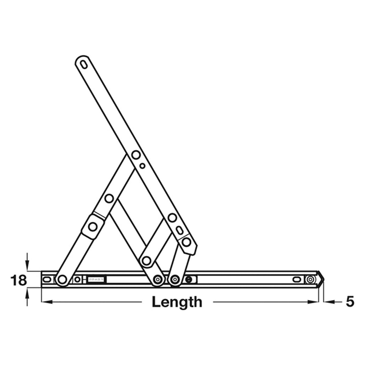RESTRICTOR FRICTION HINGE T/S 509