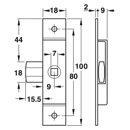 BUDGET LOCK LOCK 100x18 ST/GALV