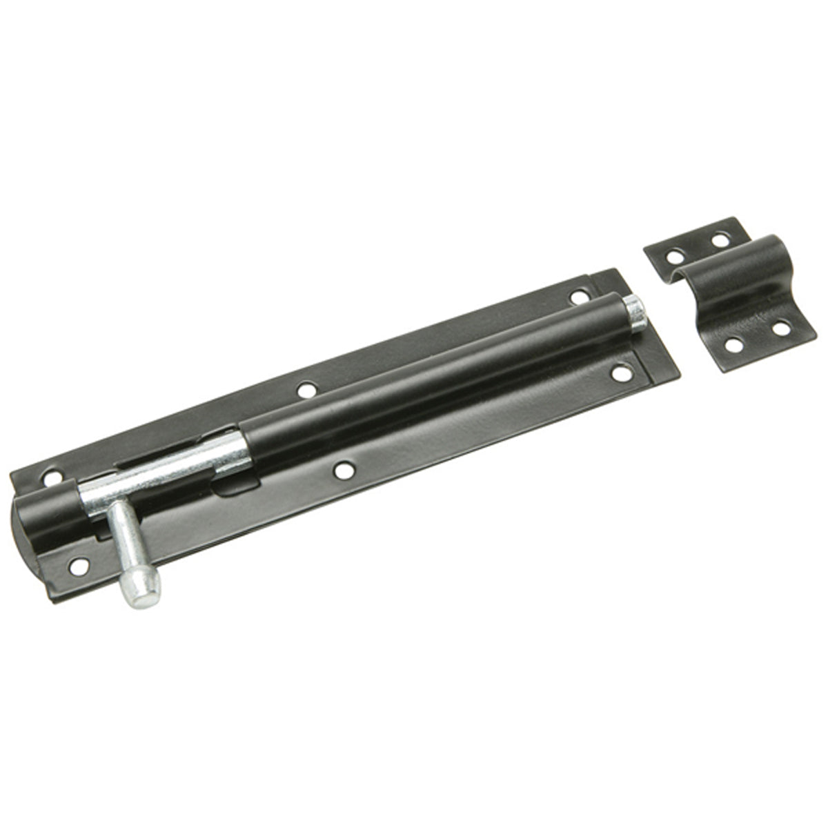 TOWER BOLT STRAIGHT 160x38x15 BLK