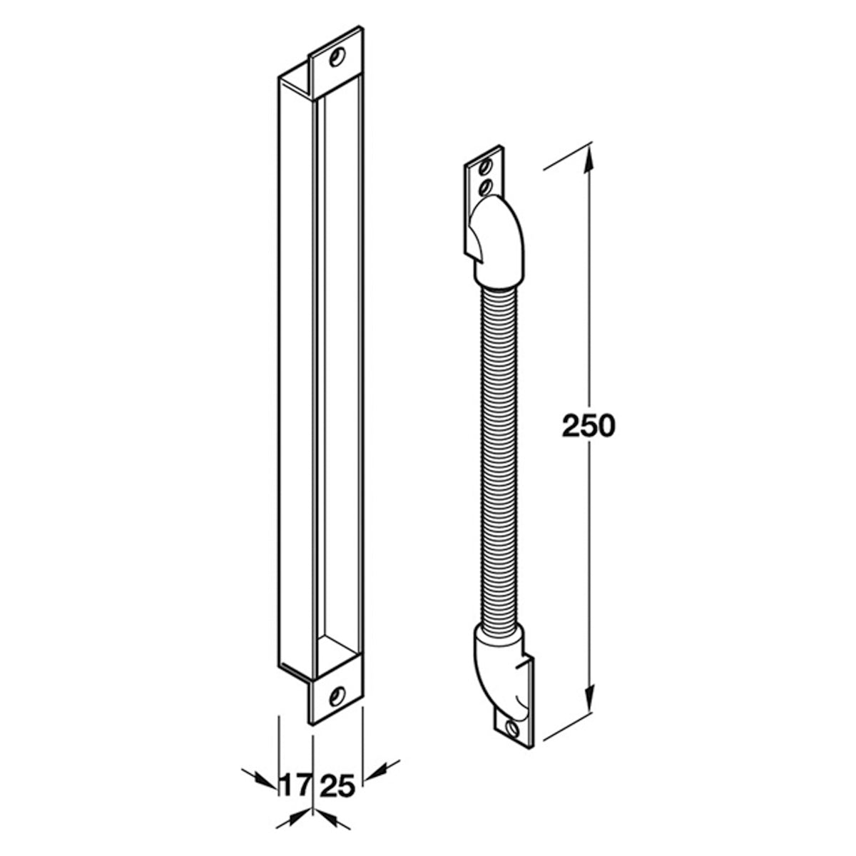 DOOR LOOP CONCEALED ST/CP