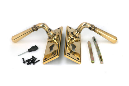 NEWBURY LEVER HANDLE EURO 124x152x70 AGBR - 91417 by MARCHES (ANVIL) ARCHITECTURAL HARDWARE