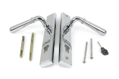 NEWBURY SLIMLINE LEVER ESPAGNOLETTE LOCK 124x244x70 PCP - 91420 by MARCHES (ANVIL) ARCHITECTURAL HARDWARE