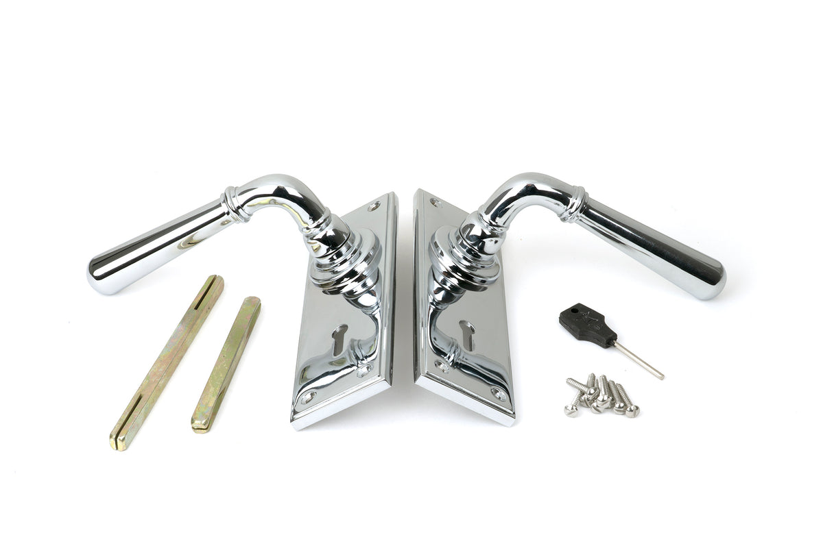 NEWBURY LEVER HANDLE LOCK 124x152x70 PCP - 91421 by MARCHES (ANVIL) ARCHITECTURAL HARDWARE
