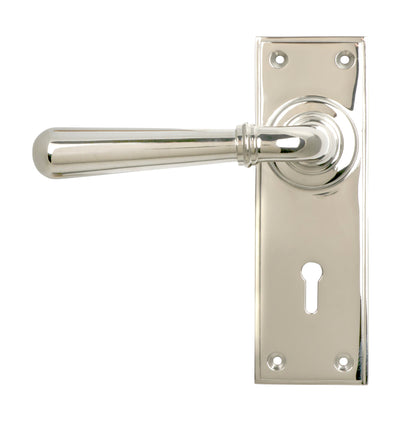 NEWBURY LEVER HANDLE LOCK 124x152x70 PNP - 91428 by MARCHES (ANVIL) ARCHITECTURAL HARDWARE