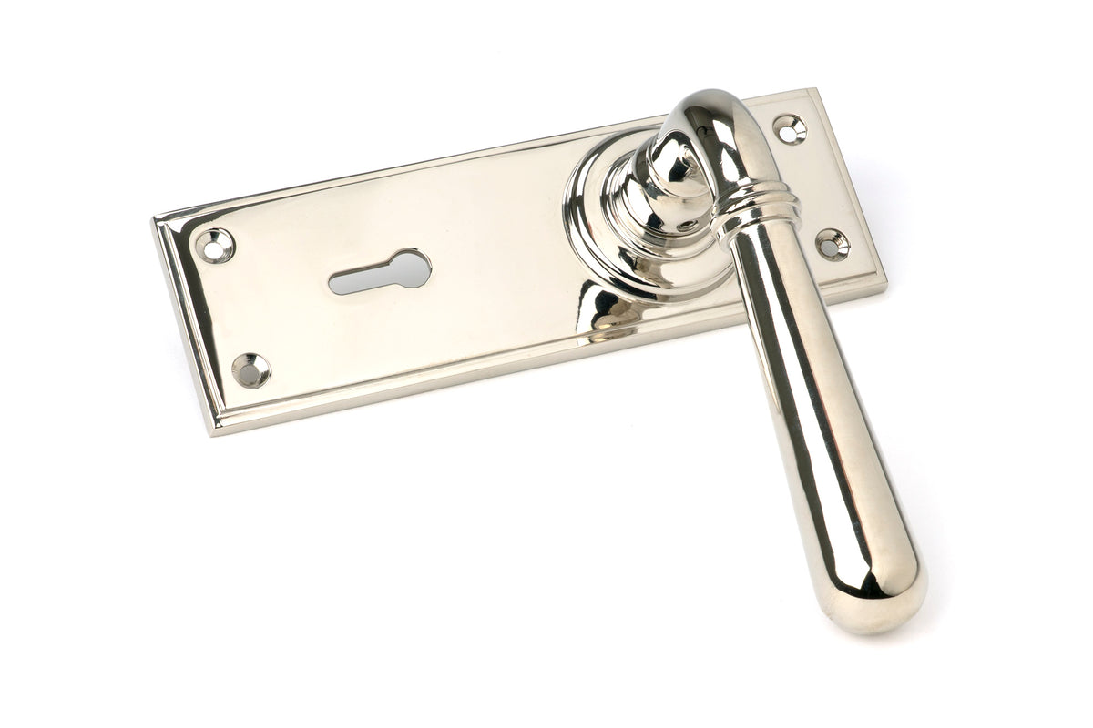 NEWBURY LEVER HANDLE LOCK 124x152x70 PNP - 91428 by MARCHES (ANVIL) ARCHITECTURAL HARDWARE