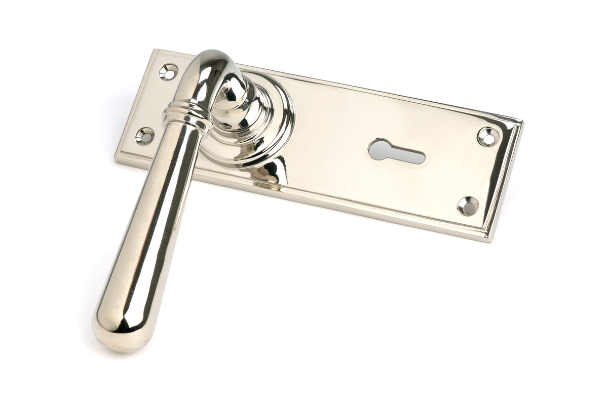 NEWBURY LEVER HANDLE LOCK 124x152x70 PNP - 91428 by MARCHES (ANVIL) ARCHITECTURAL HARDWARE