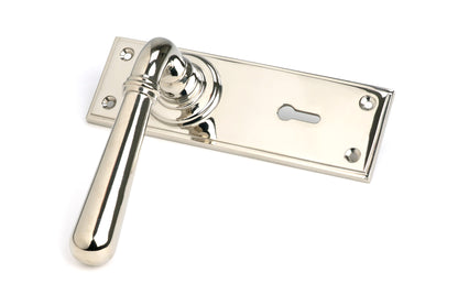 NEWBURY LEVER HANDLE LOCK 124x152x70 PNP - 91428 by MARCHES (ANVIL) ARCHITECTURAL HARDWARE