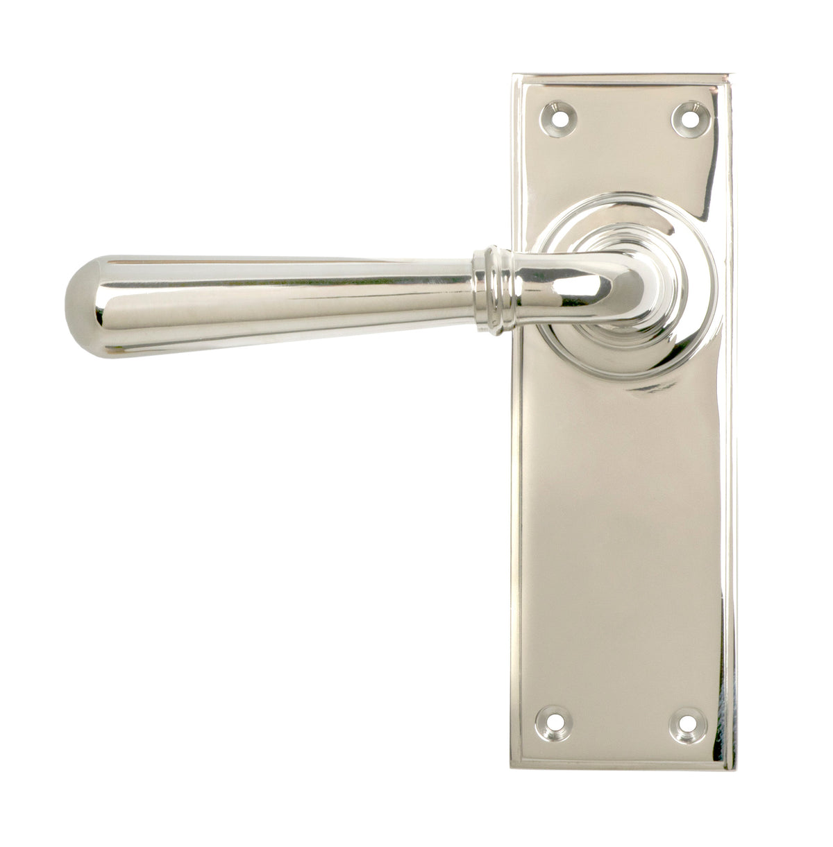 NEWBURY LEVER HANDLE LATCH 124x152x70 PNP - 91429 by MARCHES (ANVIL) ARCHITECTURAL HARDWARE