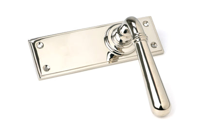 NEWBURY LEVER HANDLE LATCH 124x152x70 PNP - 91429 by MARCHES (ANVIL) ARCHITECTURAL HARDWARE