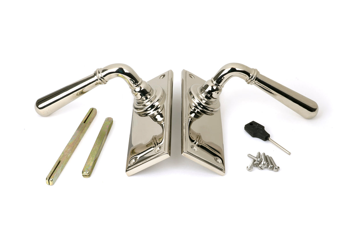 NEWBURY LEVER HANDLE LATCH 124x152x70 PNP - 91429 by MARCHES (ANVIL) ARCHITECTURAL HARDWARE