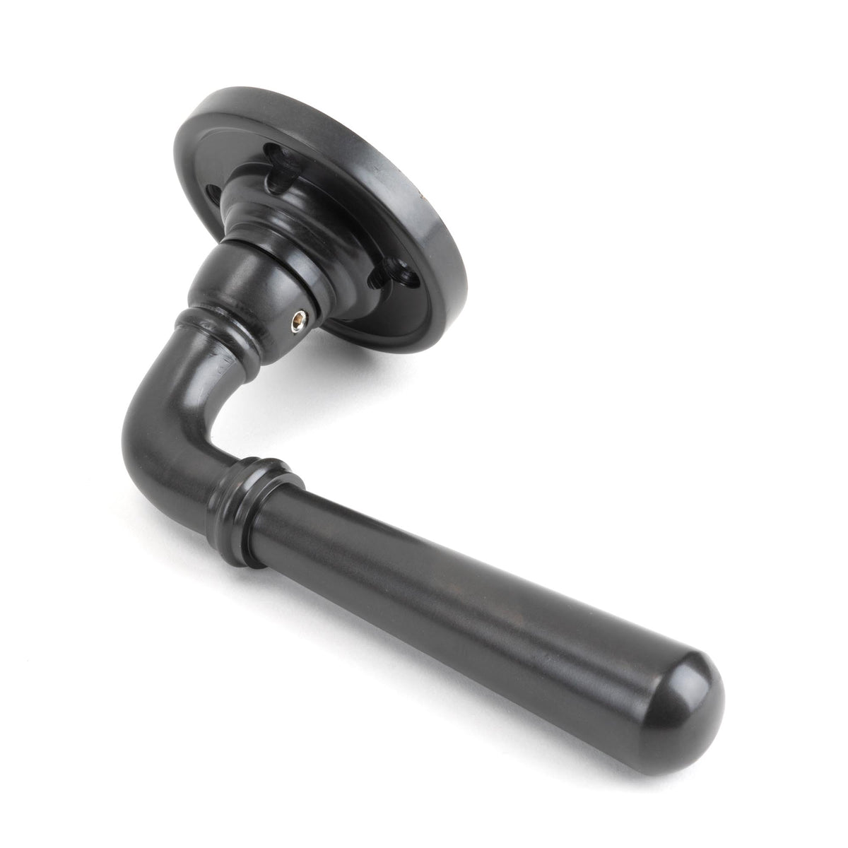 NEWBURY LEVER HANDLE+ROSE SPRUNG 124x60x64 AGBZ - 91439 by MARCHES (ANVIL) ARCHITECTURAL HARDWARE