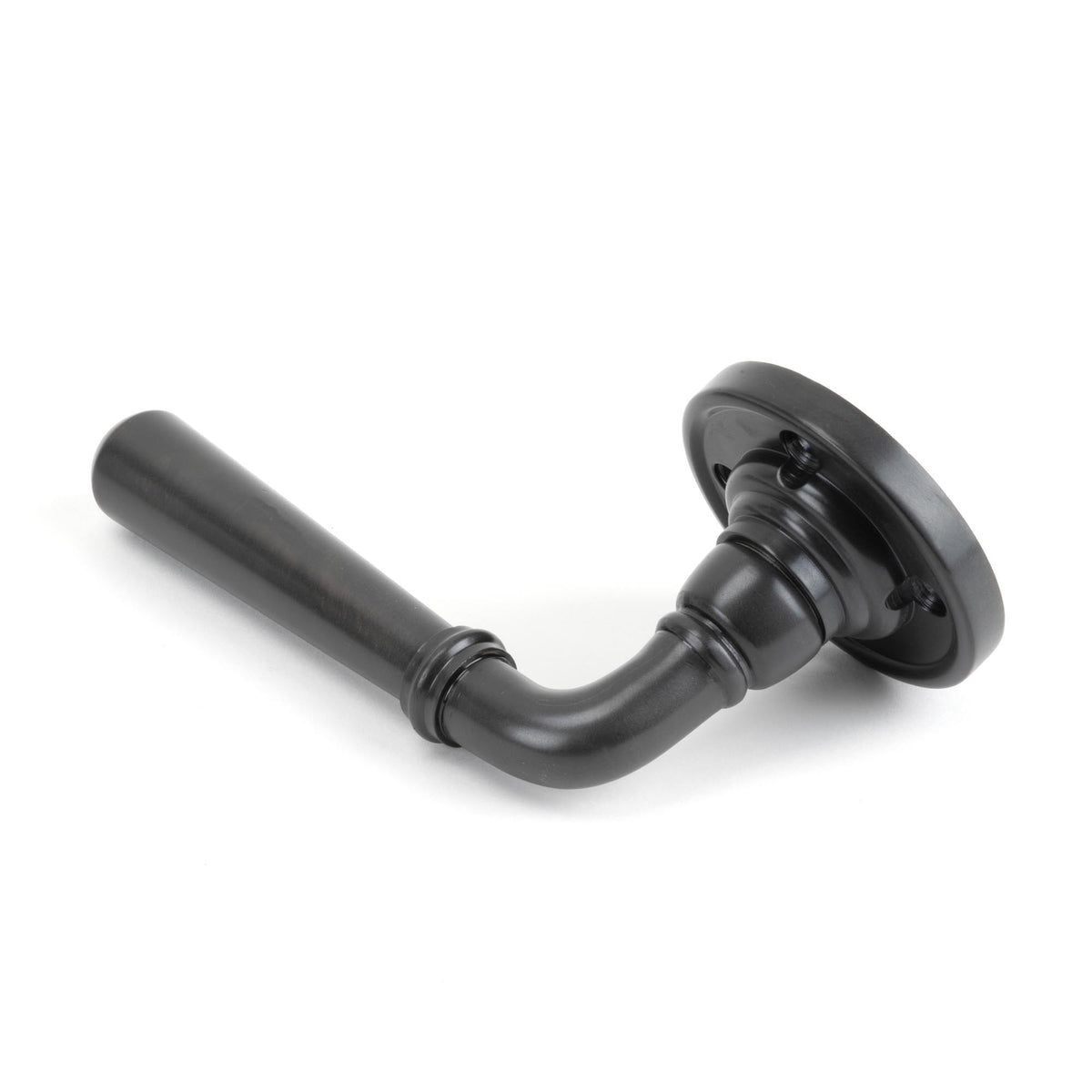 NEWBURY LEVER HANDLE+ROSE SPRUNG 124x60x64 AGBZ - 91439 by MARCHES (ANVIL) ARCHITECTURAL HARDWARE