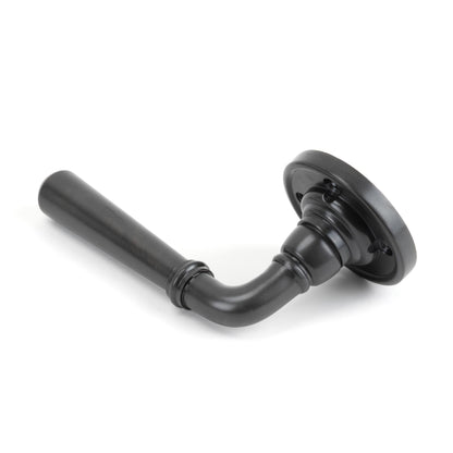 NEWBURY LEVER HANDLE+ROSE SPRUNG 124x60x64 AGBZ - 91439 by MARCHES (ANVIL) ARCHITECTURAL HARDWARE