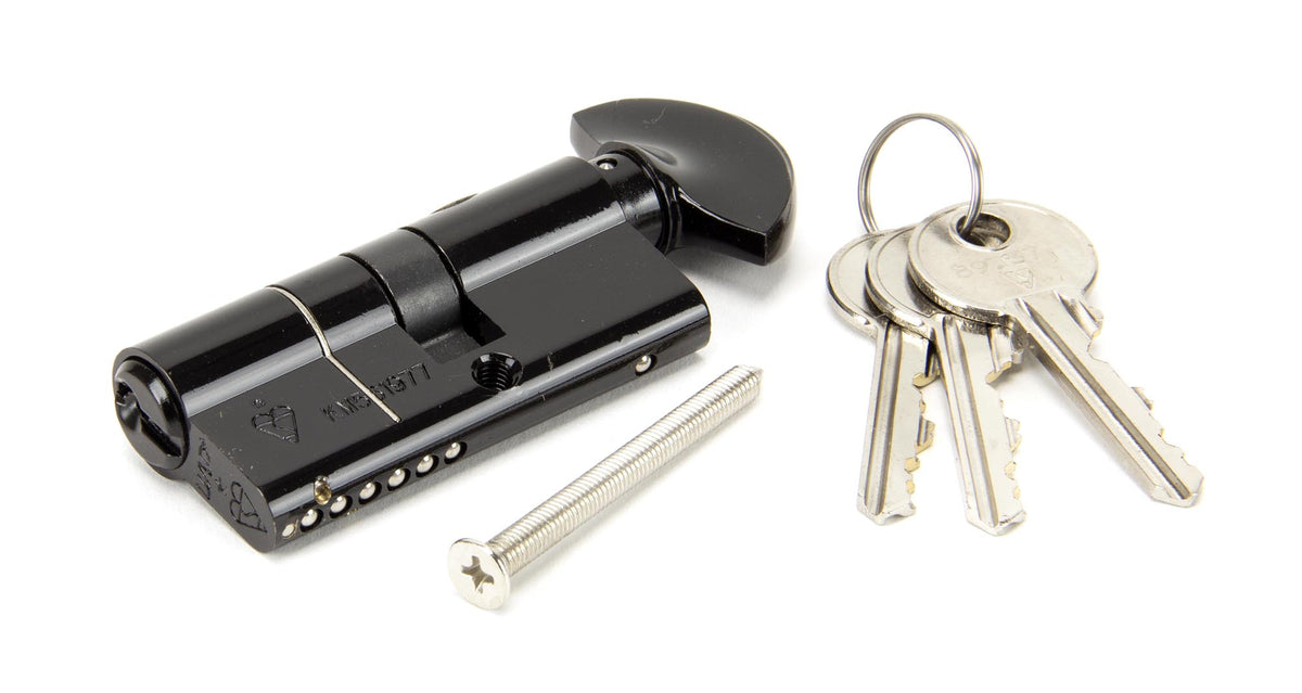 EURO CYLINDER/THUMBTURN 6PIN DIFFER 30T/35 BLK - 91864 by MARCHES (ANVIL) ARCHITECTURAL HARDWARE