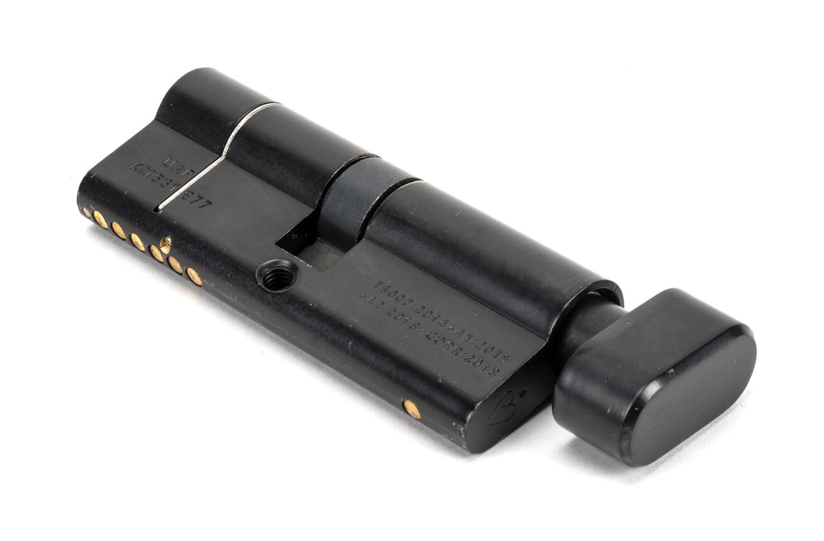 EURO CYLINDER/THUMBTURN 6PIN ALIKE 40/40 BLK - 91874 by MARCHES (ANVIL) ARCHITECTURAL HARDWARE