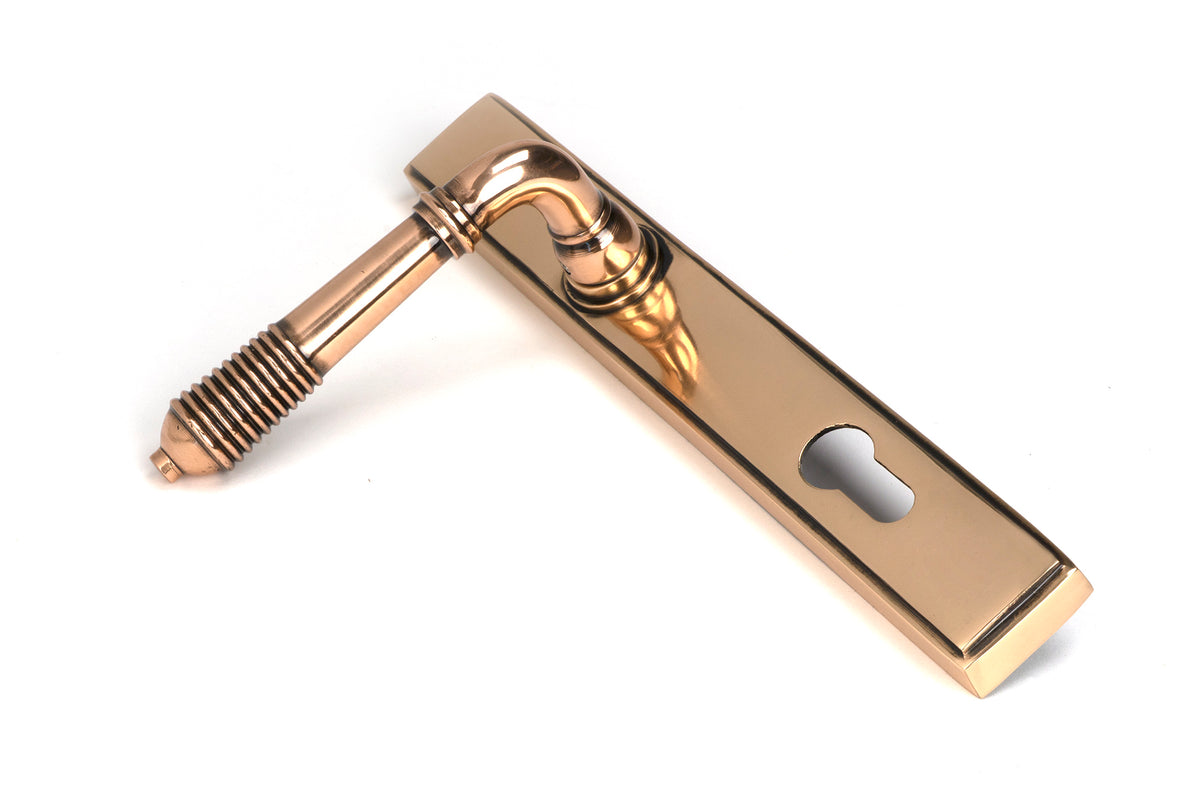 REEDED SLIMLINE ESPAGNOLETTE LOCK 123x244x70 PBZ - 91912 by MARCHES (ANVIL) ARCHITECTURAL HARDWARE