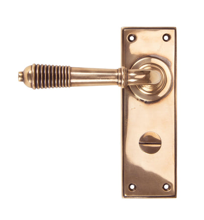 REEDED LEVER HANDLE BATH 123x152x70 PBZ - 91915 by MARCHES (ANVIL) ARCHITECTURAL HARDWARE