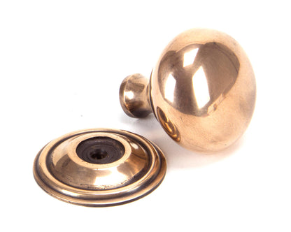 MUSHROOM CABINET KNOB 39x40 PBZ - 91949 by MARCHES (ANVIL) ARCHITECTURAL HARDWARE